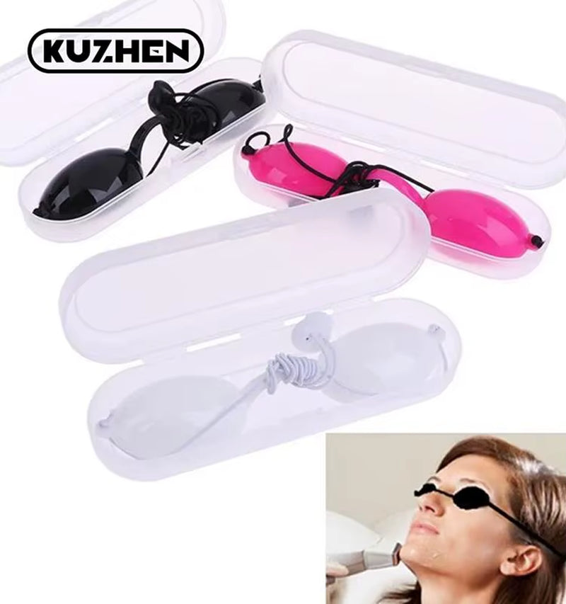 1Pc Soft Sunbathing Eyewear Tanning Goggles Beach Adjustable UV Skin Tanning Eye Protection UV Glasses Black