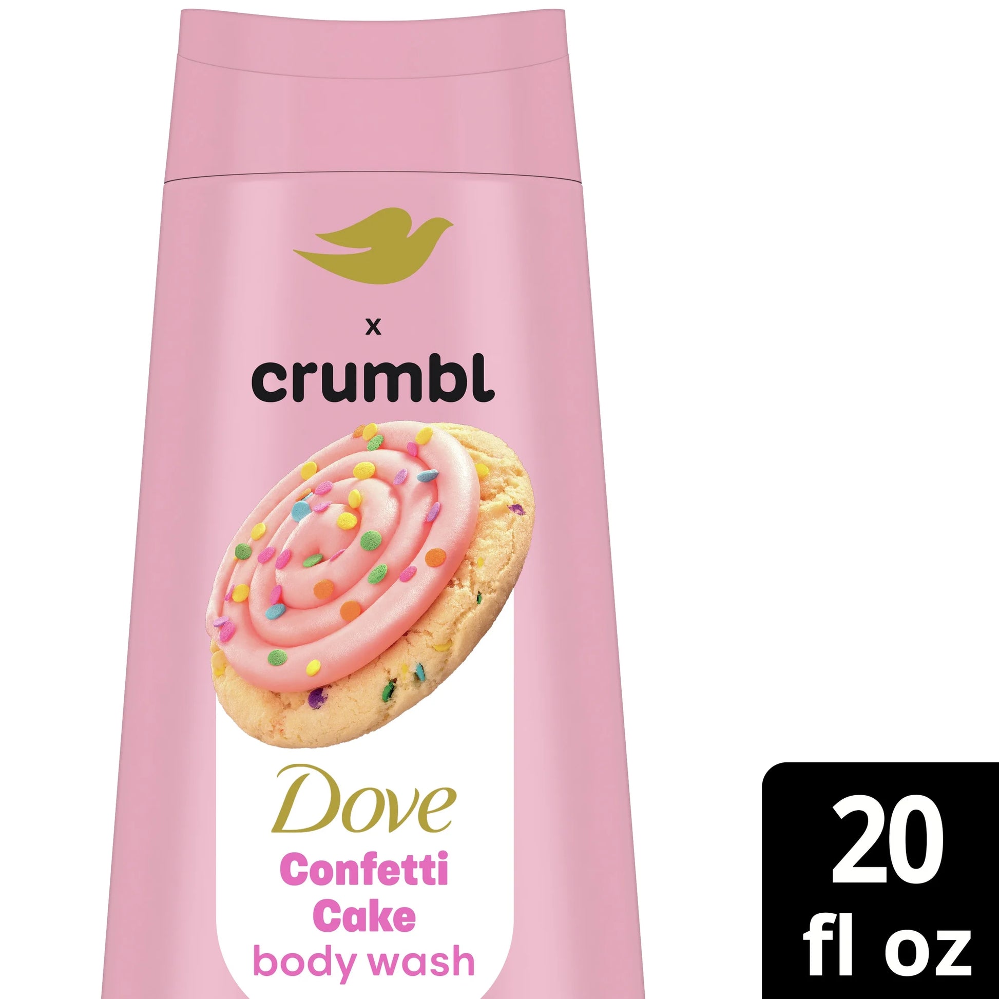 Crumbl Moisturizing Liquid Body Wash Confetti Cake, 20 Oz