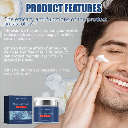 Men Anti-Wrinkle Eye Cream Retinol Anti-Aging Fade Fine Line Remove Dark Circles Eye Bags Puffiness Lift Firmness Eye Skin Care