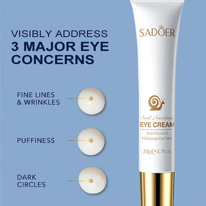 Instant Eye Cream for anti Aging Dark Circles Bags Puffiness Great under Eye Skin Face Tightening Eye Lift Treatment Care