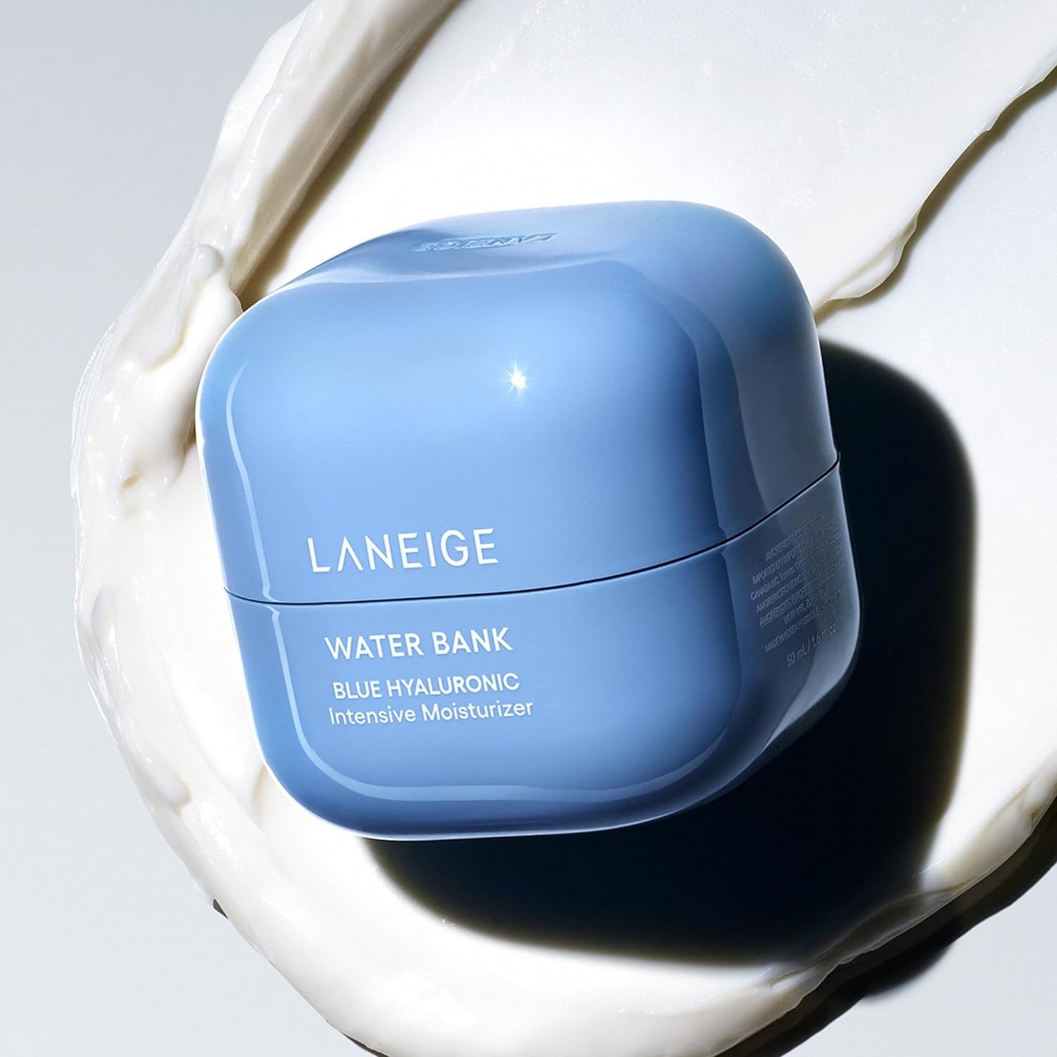 Water Bank Blue Hyaluronic Intensive Moisturizer with Peptides + Squalane: Eczema-Prone Skin, Barrier-Boosting, Nourish, Dryness