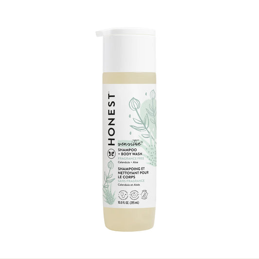 Sensitive Shampoo + Body Wash Fragrance Free - 10 Fl Oz